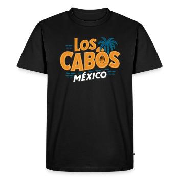 Los Cabos México Souvenir Holidays - Men's Premium Organic T-Shirt - black - Front - Nico (187cm)