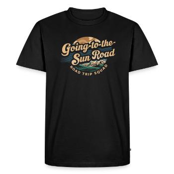 Aller au soleil Road Trip Squad Adventure - T-shirt Premium bio Homme - noir - Devant - Nico (187cm)