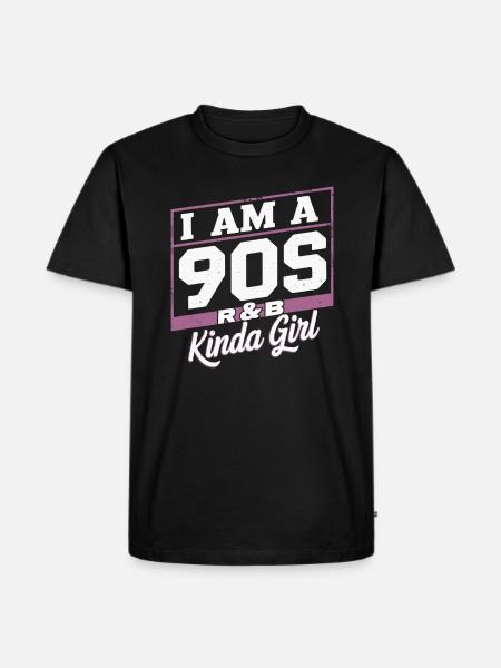 I'm a 90s R&B Kinda Girl - Men's Premium Organic T-Shirt - black
