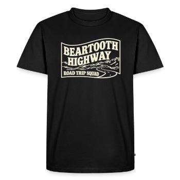 Beartooth Highway Road Trip Squad Adventure - Men's Premium Organic T-Shirt - black - Front - Nico (187cm)