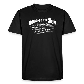 Going To The Sun Road Trip Squad Adventure Graphismes - T-shirt Premium bio Homme - noir - Devant - Nico (187cm)
