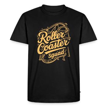 Roller Coaster Squad Adventure Fans - T-shirt Premium bio Homme - noir - Devant - Nico (187cm)