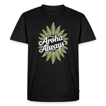 Aroha Always New Zeland Keepsakes - T-shirt Premium bio Homme - noir - Devant - Nico (187cm)