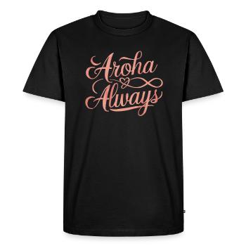 Souvenir Nouvelle-Zélande Aroha Always - T-shirt Premium bio Homme - noir - Devant - Nico (187cm)