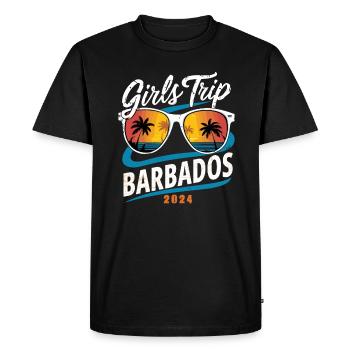 Voyage entre filles à la Barbade 2024 (Garantie du prix le plus bas) - T-shirt Premium bio Homme - noir - Devant - Nico (187cm)