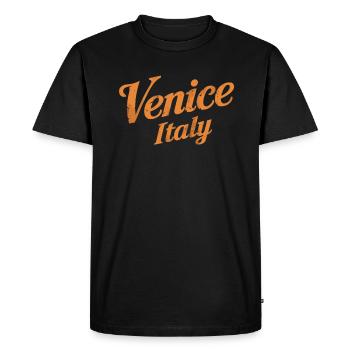 Venise, Italie, Souvenirs, - T-shirt Premium bio Homme - noir - Devant - Nico (187cm)