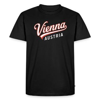 Vienne, Autriche, Souvenir - T-shirt Premium bio Homme - noir - Devant - Nico (187cm)