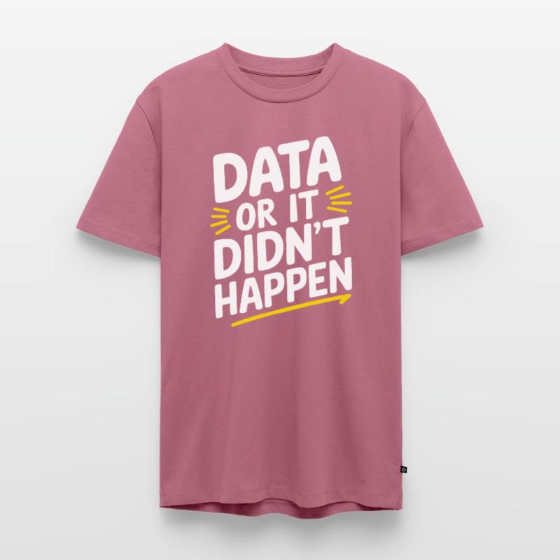 Data Analyst Data Scientist Data Engineer - Data Men's Premium Organic T-Shirt