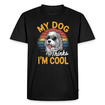 Maremme abruzzes berger Maremmano - T-shirt Premium bio Homme - noir - Devant - Nico (187cm)