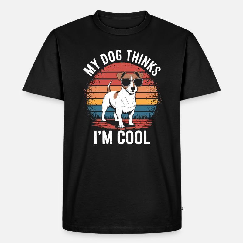 Jack Russell Terrier Besitzer - Männer Premium Bio T-Shirt - Schwarz