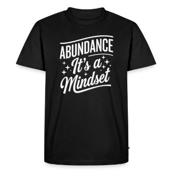 Fülle Es Ist Eine Denkweise Zitat - T-shirt Premium bio Homme - noir - Devant - Nico (187cm)