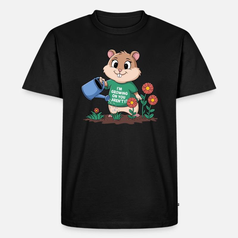 Ich Wachse Auf Dir, Oder? - Männer Premium Bio T-Shirt - Schwarz