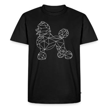 poodle - Men's Premium Organic T-Shirt - black - Front - Nico (187cm)
