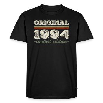 Légende depuis 1994 Né en 1994 Anniversaire 1994 - T-shirt Premium bio Homme - noir - Devant - Nico (187cm)