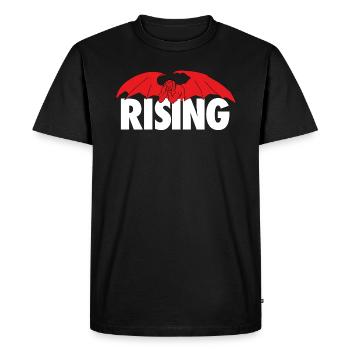 Devils Rising - Men's Premium Organic T-Shirt - black - Front - Nico (187cm)