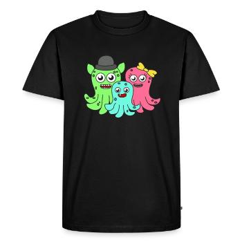 Le petit mais adorable Dumbo Octopus Tshirt - T-shirt Premium bio Homme - noir - Devant - Nico (187cm)