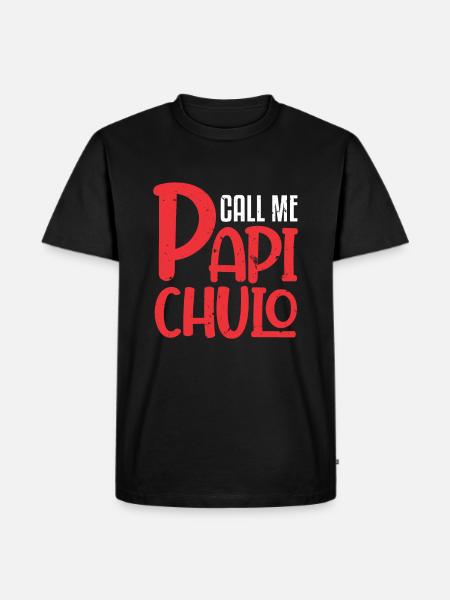 Kald mig Papi Chulo Sugar Daddy Far Papa - Herre Premium økologisk T-shirt - sort