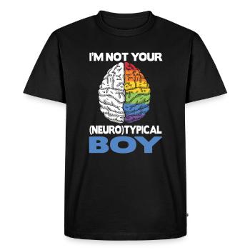Neurodiversity Neurodiversity Autistic Autism - Men's Premium Organic T-Shirt - black - Front - Nico (187cm)