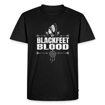 Blackfeet Tribe Native American Indian Indianer - T-shirt Premium bio Homme - noir - Devant - Nico (187cm)