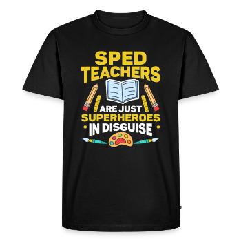 Special Education Special Education Teacher School - Men's Premium Organic T-Shirt - black - Front - Nico (187cm)