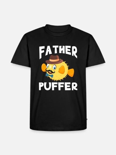 Puffer fisk Buffer fisk Fisk Ballon fisk Fisk - Herre Premium økologisk T-shirt - sort