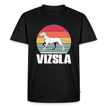 Magyar Vizsla Chiens Chiens Propriétaires de chiens de chasse - T-shirt Premium bio Homme - noir - Devant - Nico (187cm)