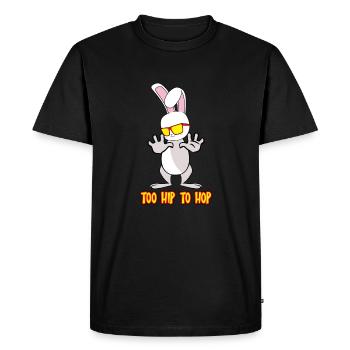 Pâques Pâques Pâques Pâques - T-shirt Premium bio Homme - noir - Devant - Nico (187cm)
