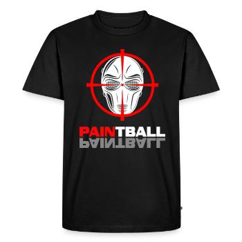 paintball paintballer gotcha - Men's Premium Organic T-Shirt - black - Front - Nico (187cm)