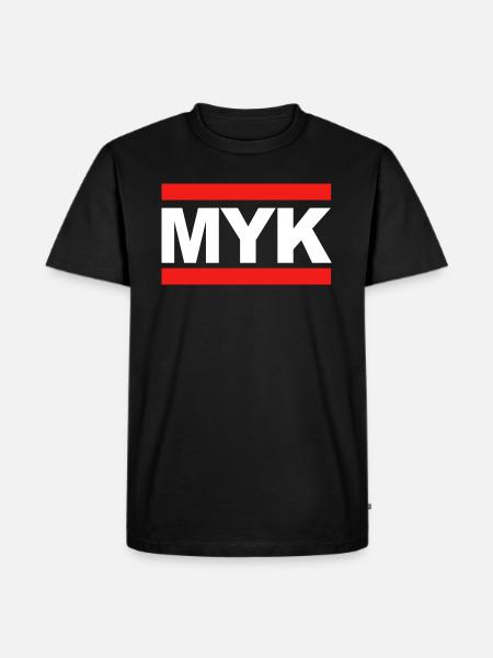 Myk - Mayen - Motief voor Mayen jongens en meisjes - Mannen Premium Bio T-shirt - zwart