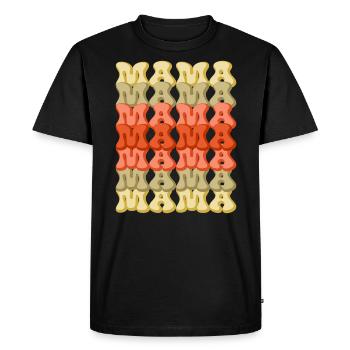 Mother’s Day tribute – mama, mama - Men's Premium Organic T-Shirt - black - Front - Nico (187cm)