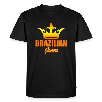 Brésil - T-shirt Premium bio Homme - noir - Devant - Nico (187cm)