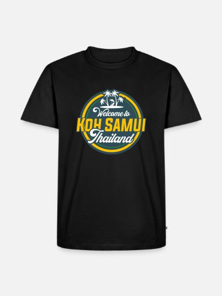 Koh Samui - Männer Premium Bio T-Shirt - Schwarz