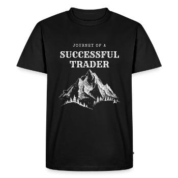 THE CLIMB – The Mindset of a Successful Trader - T-shirt Premium bio Homme - noir - Devant - Nico (187cm)