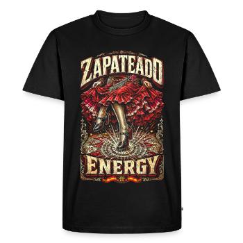 Flamenco Zapateado Energy - T-shirt Premium bio Homme - noir - Devant - Nico (187cm)