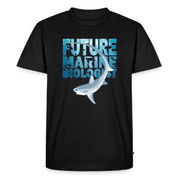 Thresher Shark Thresher Shark Future Biologiste marin - T-shirt Premium bio Homme - noir - Devant - Nico (187cm)
