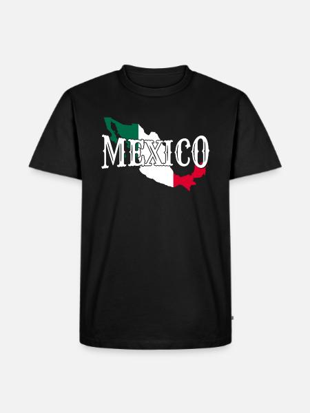 Mexiko - Männer Premium Bio T-Shirt - Schwarz