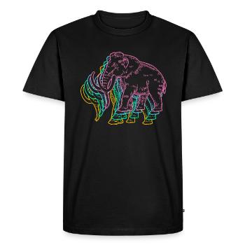 Mammoth - Men's Premium Organic T-Shirt - black - Front - Nico (187cm)