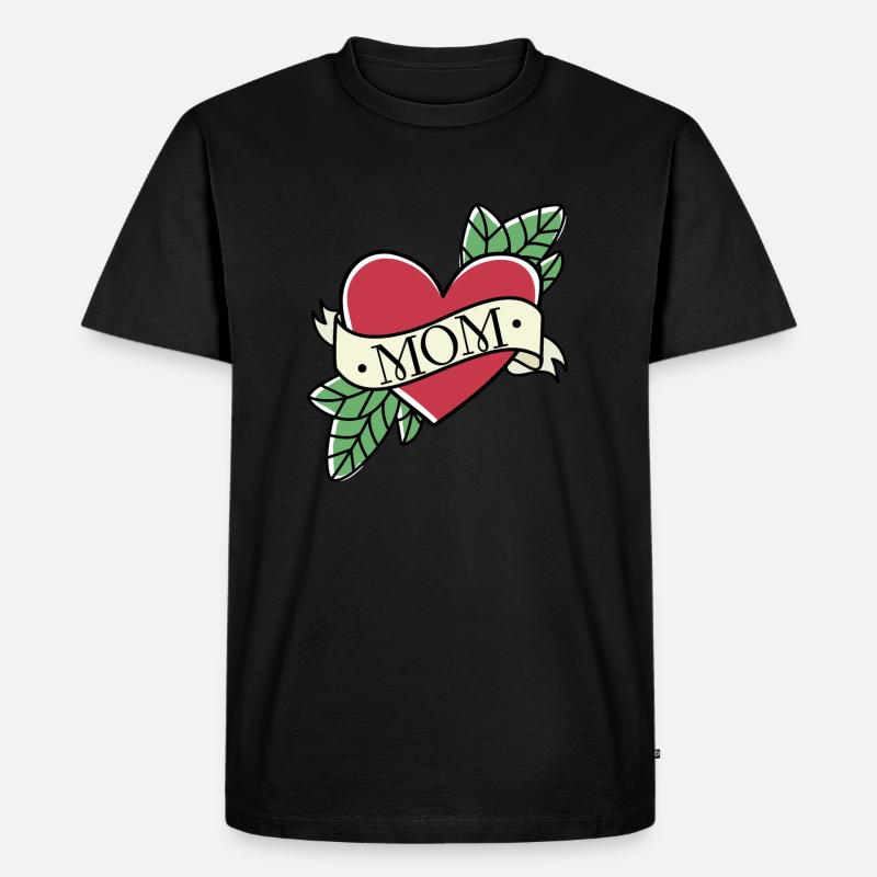 Beste Mama - Männer Premium Bio T-Shirt - Schwarz