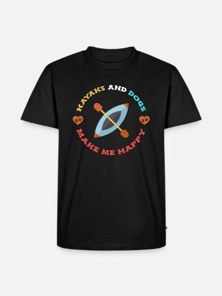Kayak Kayaking - Men's Premium Organic T-Shirt - black