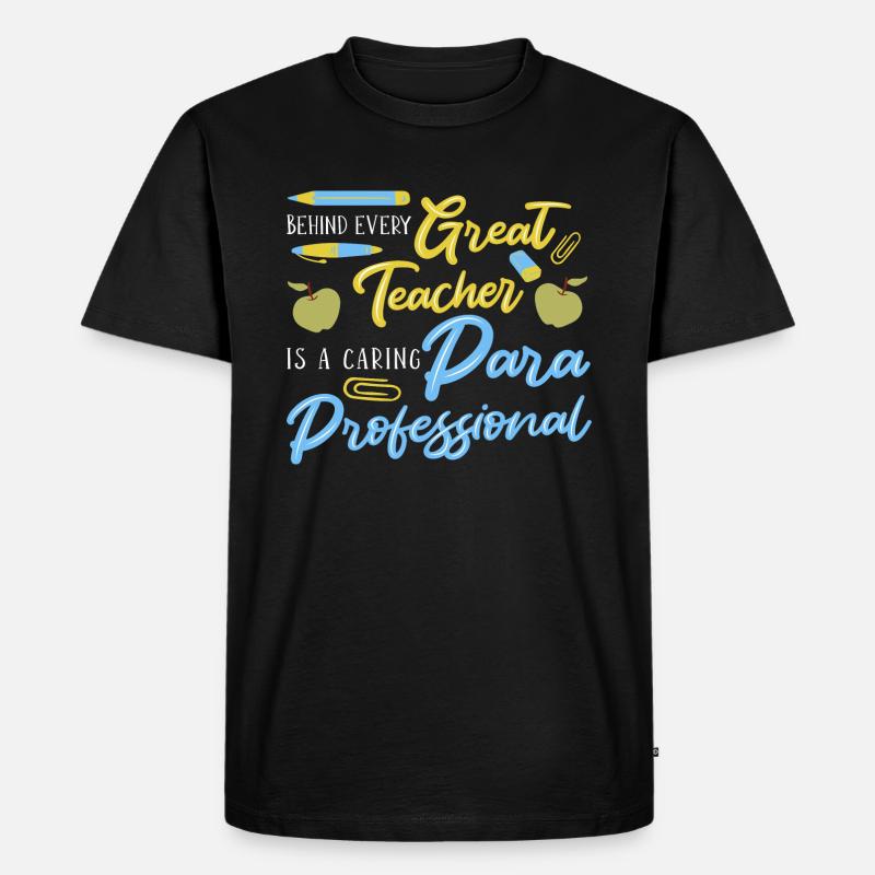 Paraprofessional - Männer Premium Bio T-Shirt - Schwarz