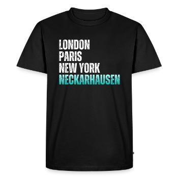Neckarhausen Nürtingen - T-shirt Premium bio Homme - noir - Devant - Nico (187cm)
