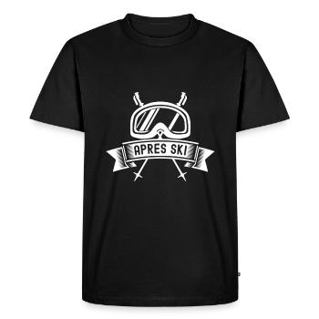 Apres ski vacances de ski vacances d'hiver - T-shirt Premium bio Homme - noir - Devant - Nico (187cm)