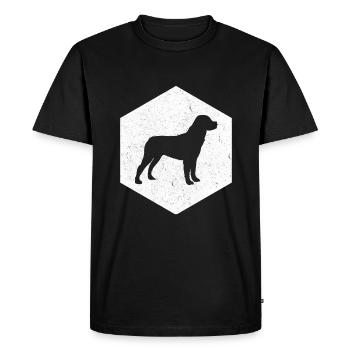 Rottweiler Dog Dog Sports Gift - Men's Premium Organic T-Shirt - black - Front - Nico (187cm)