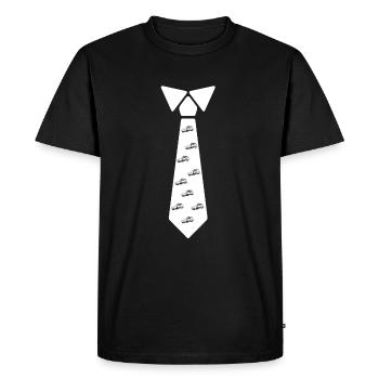 Tipper Truck Truck Truck Cravate Cadeau - T-shirt Premium bio Homme - noir - Devant - Nico (187cm)