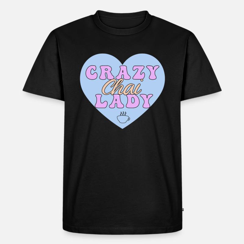 Chai Latte Tee trinken Teetrinker - Männer Premium Bio T-Shirt - Schwarz