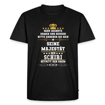 L’arbitre - T-shirt Premium bio Homme - noir - Devant - Nico (187cm)
