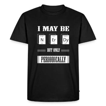 Je suis un geek - T-shirt Premium bio Homme - noir - Devant - Nico (187cm)