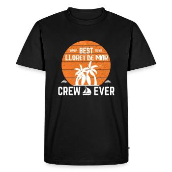 Lloret De Mar - T-shirt Premium bio Homme - noir - Devant - Nico (187cm)