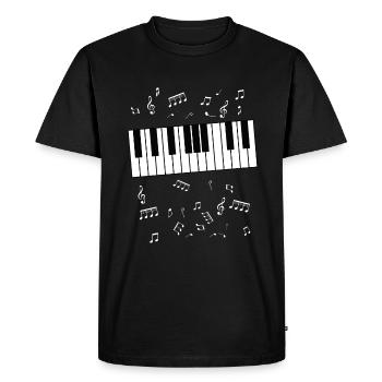 Keyboard - Men's Premium Organic T-Shirt - black - Front - Nico (187cm)
