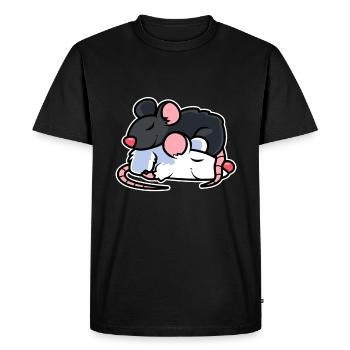 rats - Men's Premium Organic T-Shirt - black - Front - Nico (187cm)